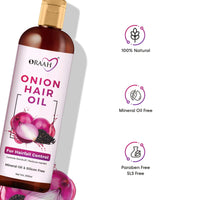 Oraah Onion Hair Oil for Hair Fall Control