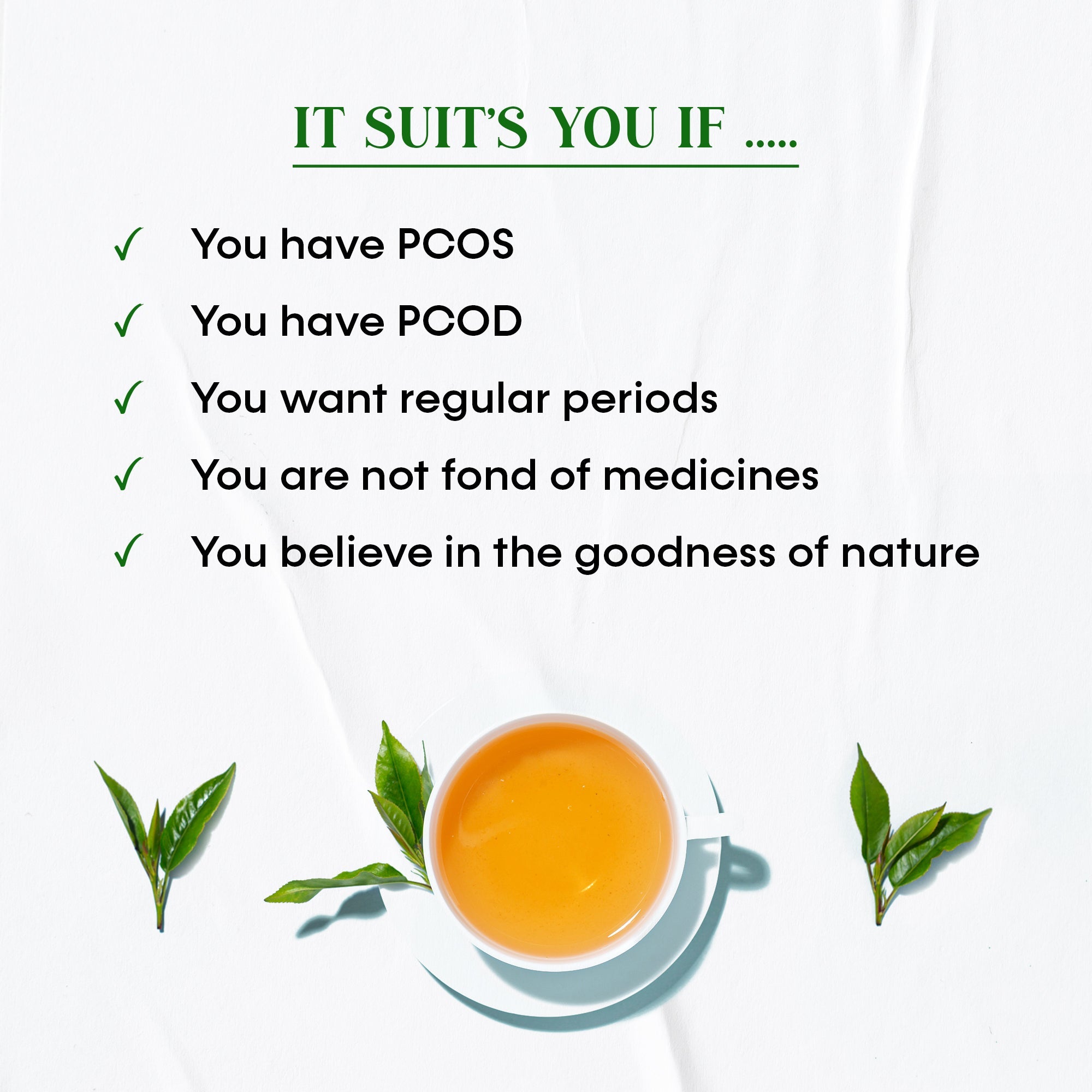 Best pcos pcod tea for women | NO side effects