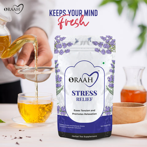 stress free tea | best tea to reduce stress |  lavender tea benefits | natural stress relief tea